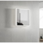 Moonlight Led Mirror Shaving Cabinet With Solid Surface stone Edge 600